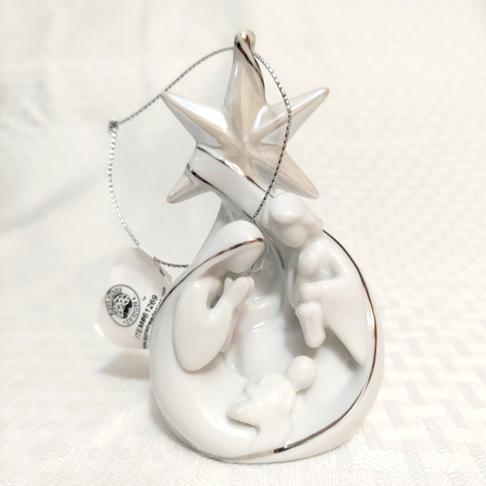 Holy Family Light Up Christmas Ornament Porcelain